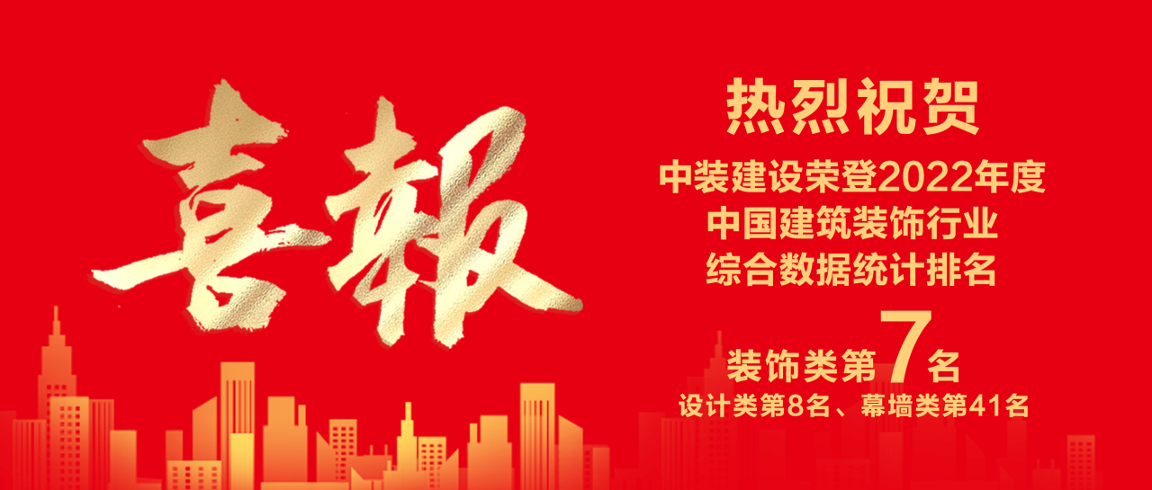 中装建设蝉联中国九游会官方网站行业百强第七